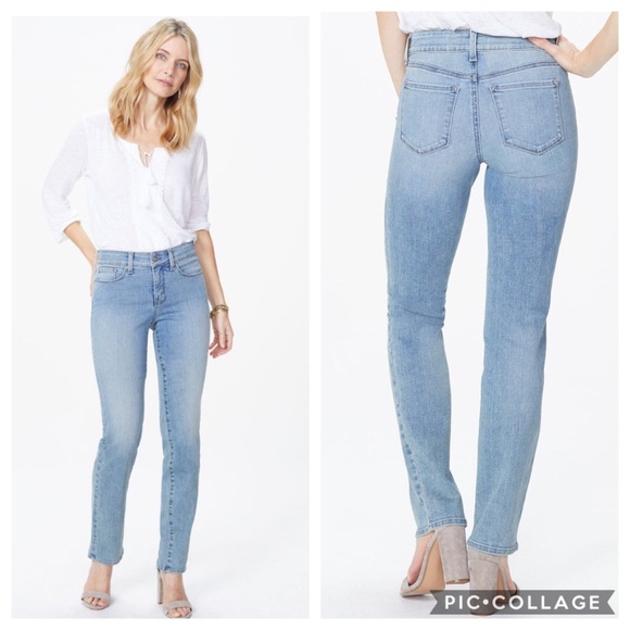 NYDJ Denim - NYDJ “Marilyn” Straight Cut Short Jeans